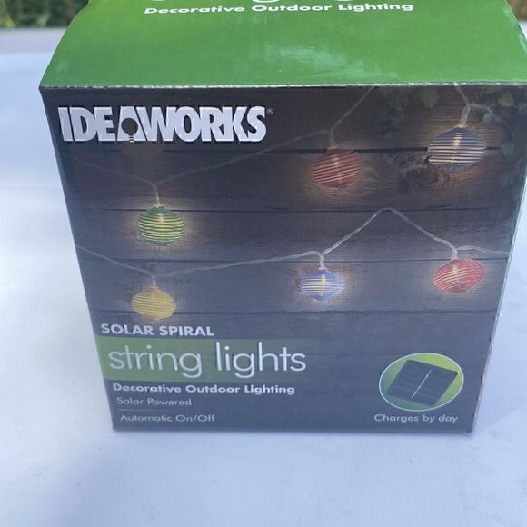 Solar Spiral String Lights 2 Modes - Picture 2 of 3